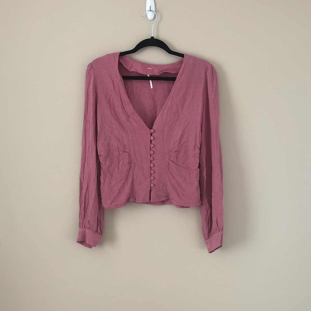 NWOT Free People Maise Top - Picture 2 of 4